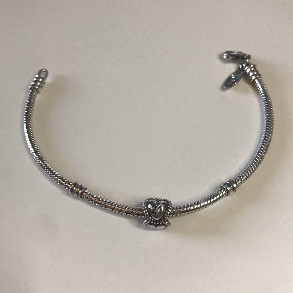 PANDORA Bracelet with 21st Charm